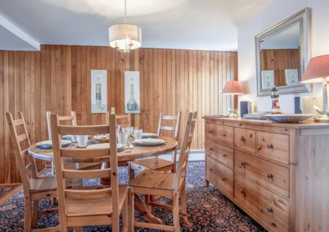 The dining area at Beach View, Saundersfoot