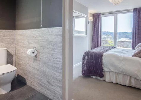Bedroom #1 en-suite at Beach View, Saundersfoot