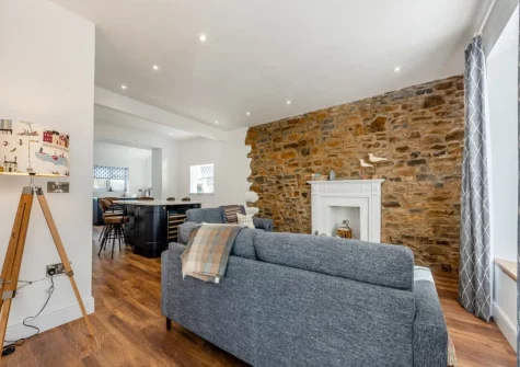 The living area at Beachy View at Harbour Heights, Saundersfoot