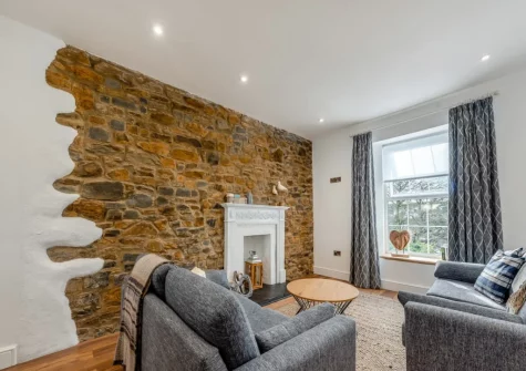 The living area at Beachy View at Harbour Heights, Saundersfoot