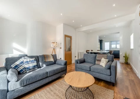 The living area at Beachy View at Harbour Heights, Saundersfoot