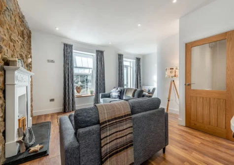 The living area at Beachy View at Harbour Heights, Saundersfoot
