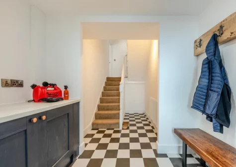 The entrance hallway at Beachy View at Harbour Heights, Saundersfoot