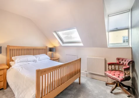 Bedroom #1 at Beaufort Apartment, Tenby