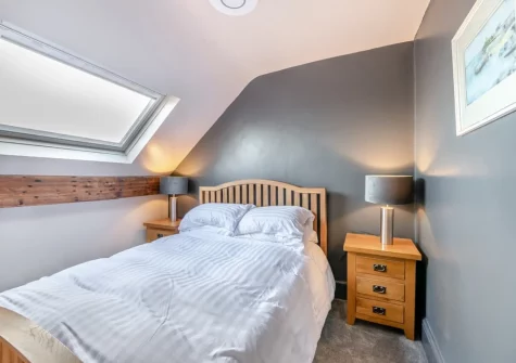 Bedroom #2 at Beaufort Apartment, Tenby