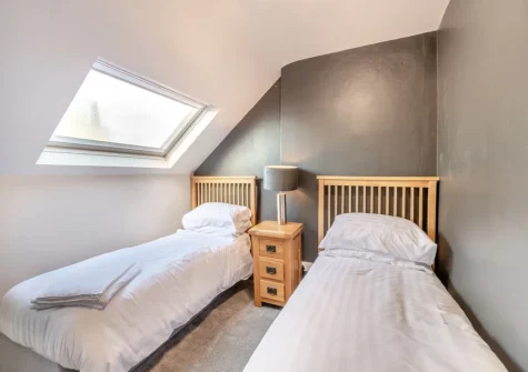 Bedroom #3 at Beaufort Apartment, Tenby