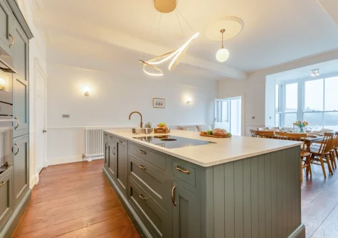 The kitchen at Belle Vue House, Tenby