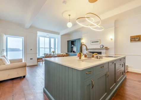 The kitchen at Belle Vue House, Tenby