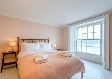 Bedroom #1 at Belle Vue House, Tenby