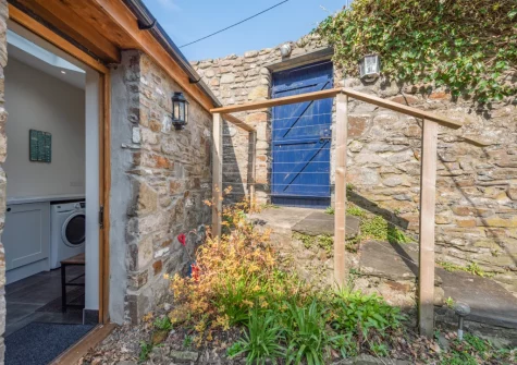 The utility room at Berry Cottage, Little Haven