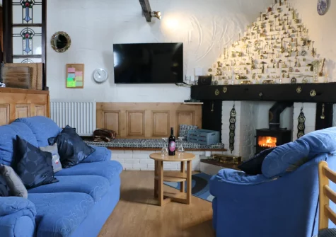 The living area at Blochdy, Brynsiencyn