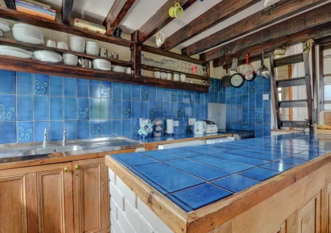 The kitchen at Blochdy, Brynsiencyn