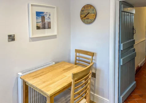 The kitchen at Bluebell House, Tenby