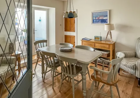 The dining room at Bluebell House, Tenby