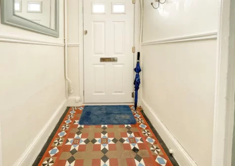 The entrance area at Bluebell House, Tenby