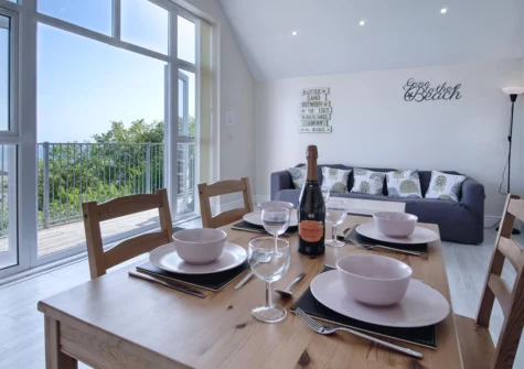The dining area at Bluebird, Pendine