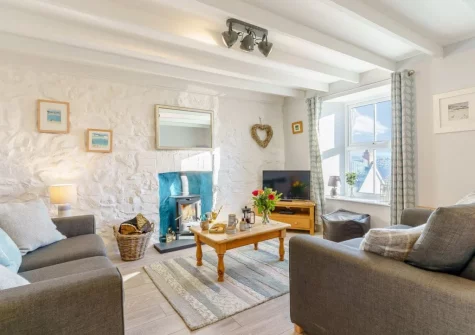 The living area at Bon Accorde, Goodwick