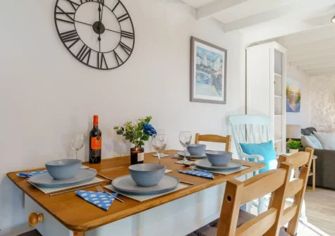 The dining area at Bon Accorde, Goodwick