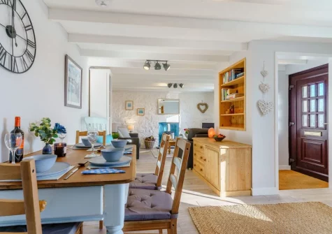 The dining area at Bon Accorde, Goodwick