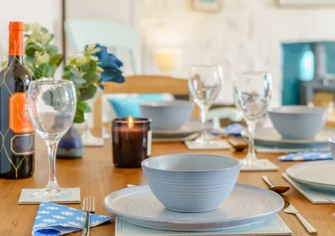The dining area at Bon Accorde, Goodwick