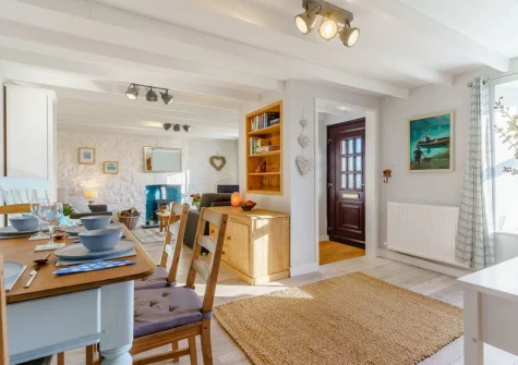 The dining area at Bon Accorde, Goodwick