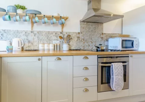 The kitchen at Bon Accorde, Goodwick