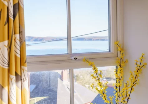 The view from bedroom #1 at Bon Accorde, Goodwick