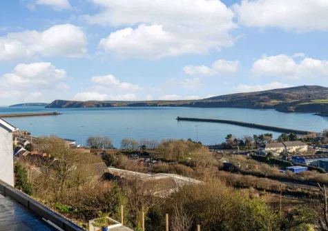 The view from the patio & alfresco dining area at Bon Accorde, Goodwick