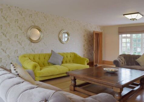 The living area at Bounty Manor, Llanddewi Velfrey