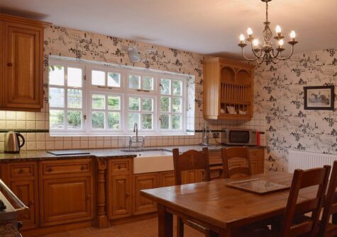 The kitchen at Bounty Manor, Llanddewi Velfrey