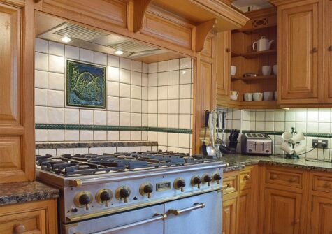 The kitchen at Bounty Manor, Llanddewi Velfrey