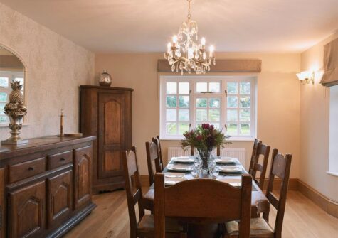 The dining area at Bounty Manor, Llanddewi Velfrey