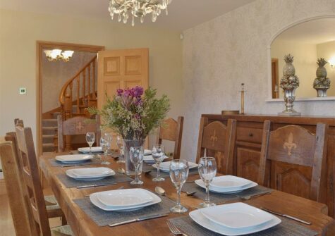 The dining area at Bounty Manor, Llanddewi Velfrey