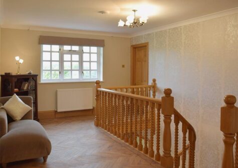 The first floor landing at Bounty Manor, Llanddewi Velfrey