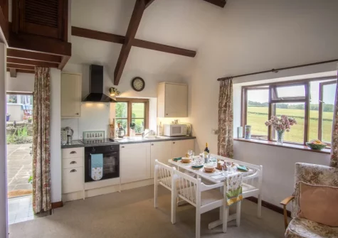 The kitchen & dining area at Bridge Cottage, Cresselly