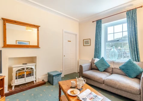 The living room at Bridge House, Little Haven