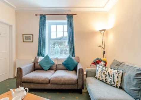 The living room at Bridge House, Little Haven