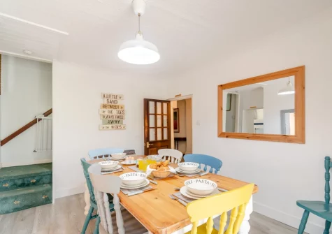The dining room at Bridge House, Little Haven