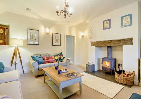 The living room at Brig-Y-Bwlch, Maentwrog