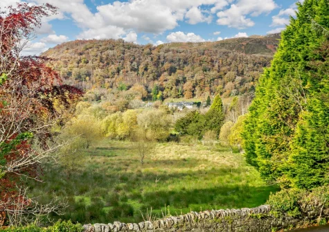 The view from bedroom #1 at Brig-Y-Bwlch, Maentwrog
