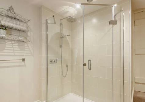 The shower room at Brig-Y-Bwlch, Maentwrog