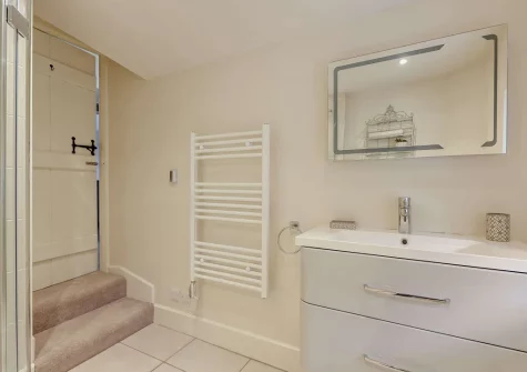 The shower room at Brig-Y-Bwlch, Maentwrog
