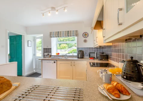 The kitchen at Bron Y Gadair, Llanfair