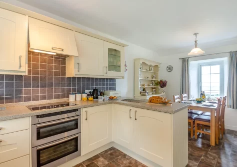The kitchen & dining area at Bron Y Gadair, Llanfair