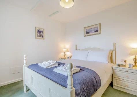 The bedroom at Bron Y Gadair, Llanfair