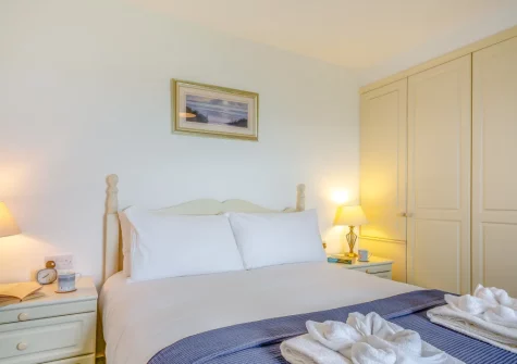 The bedroom at Bron Y Gadair, Llanfair