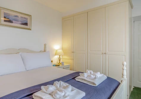 The bedroom at Bron Y Gadair, Llanfair