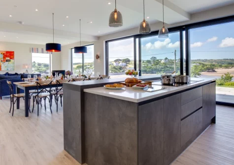 The kitchen at Bryn Benar, Abersoch
