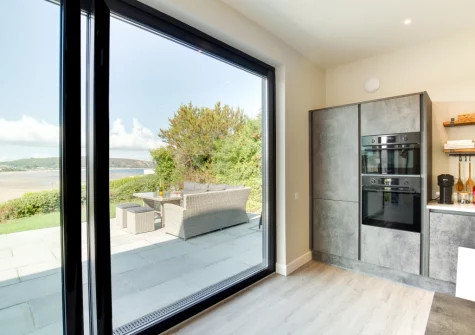 The kitchen at Bryn Benar, Abersoch
