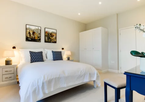 Bedroom #2 at Bryn Benar, Abersoch